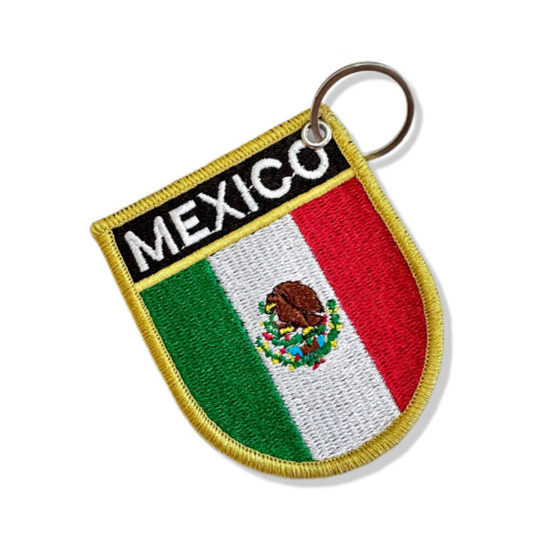 BP0050E-001 Bandeira México Patch Bordado 6,8x8,0cm - Imagem 7