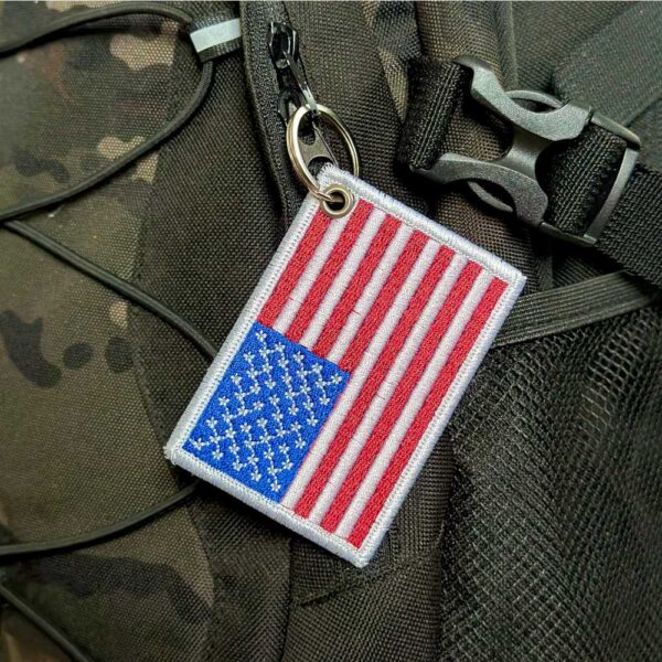 BP0055-006 Bandeira Estados Unidos Patch Bordado 7,5x5,0cm - Imagem 3