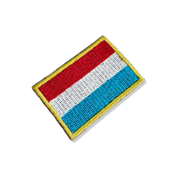 BP0426-011 Bandeira Luxemburgo Patch Bordado 5,7x3,8cm