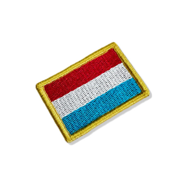 BP0426-011 Bandeira Luxemburgo Patch Bordado 5,7x3,8cm - Imagem 7