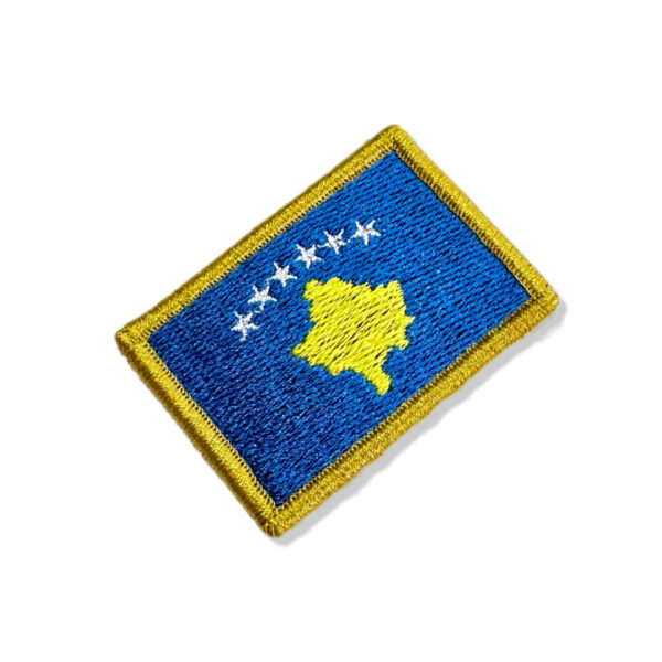 BP0433-011 Bandeira Kosovo Patch Bordado 5,7x3,8cm - Imagem 6