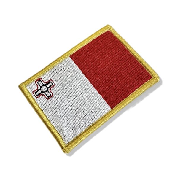 BP0435-001 Bandeira Malta Patch Bordado 7,5x5,0cm - Imagem 7