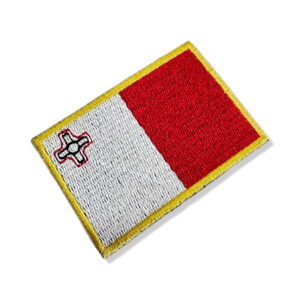 BP0435-001 Bandeira Malta Patch Bordado 7,5×5,0cm
