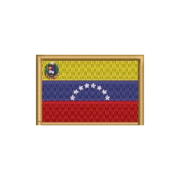BP0046-011 Bandeira Venezuela Patch Bordado 5,7x3,8cm - Imagem 7