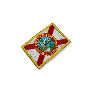 BE0007-011 Bandeira Florida Patch Bordado 5,7×3,8cm