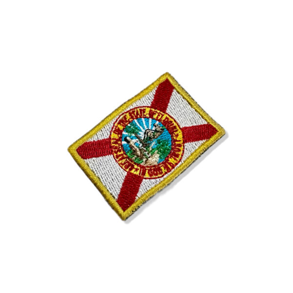 BE0007-011 Bandeira Florida Patch Bordado 5,7x3,8cm
