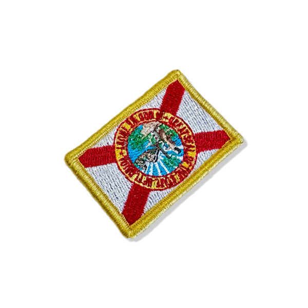 BE0007-011 Bandeira Florida Patch Bordado 5,7x3,8cm - Imagem 7