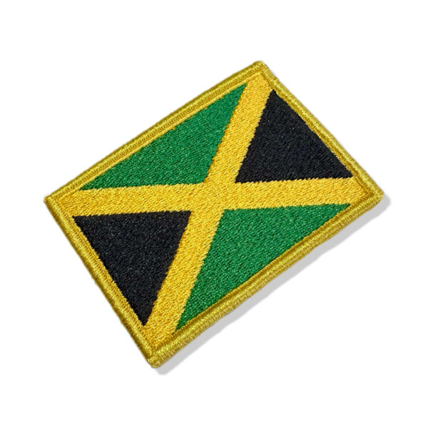 BP0036-001 Bandeira Jamaica Patch Bordado 7,5x5 cm - Imagem 7