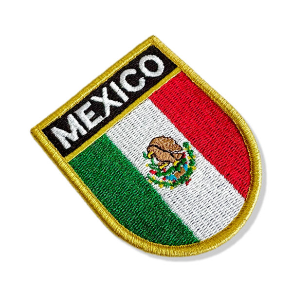 BP0050E-001 Bandeira México Patch Bordado 6,8x8,0cm - Imagem 6