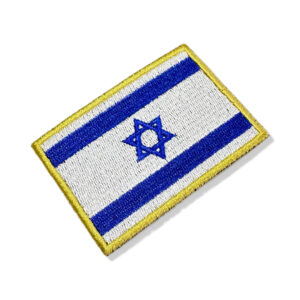 BP0009-001 Bandeira Israel Patch Bordado 7,5×5,0cm