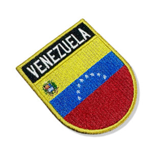 BP0046E-001 Bandeira Venezuela Patch Bordado 6,8×8,0cm