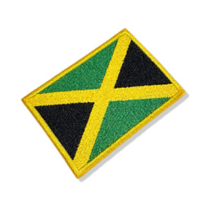 BP0036-001 Bandeira Jamaica Patch Bordado 7,5×6,3cm