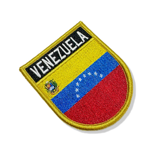 BP0046E-001 Bandeira Venezuela Patch Bordado 6,8x8,0cm - Imagem 7