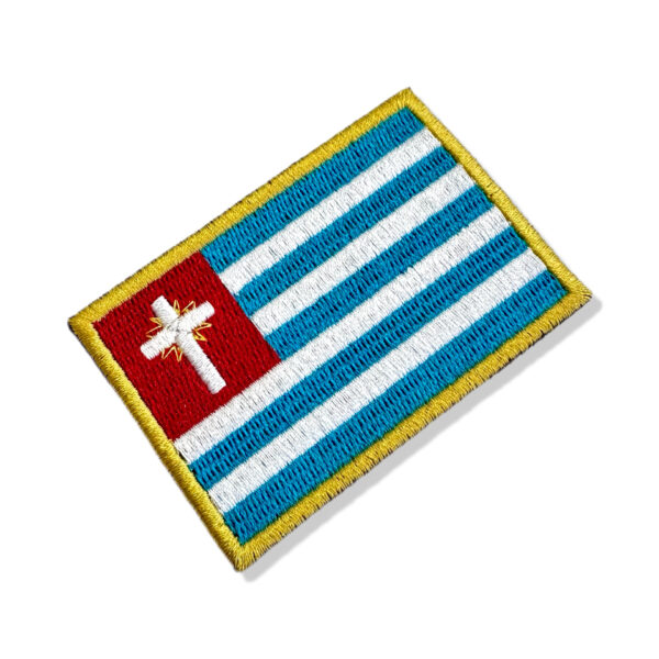 BC0012-001 Bandeira Ubatuba Patch Bordado 7,5x5,0cm