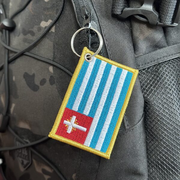 BC0012-001 Bandeira Ubatuba Patch Bordado 7,5x5,0cm - Imagem 3