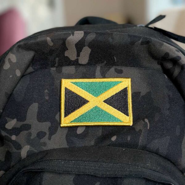 BP0036-001 Bandeira Jamaica Patch Bordado 7,5x5 cm - Imagem 4