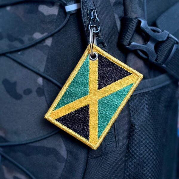 BP0036-001 Bandeira Jamaica Patch Bordado 7,5x5 cm - Imagem 3