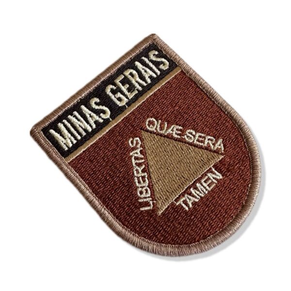 BE0048E-004 Bandeira Minas Gerais Patch Bordado 6,8x8,0cm - Imagem 7