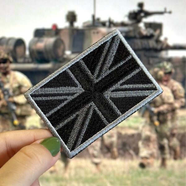BP0001-002 Bandeira Reino Unido Patch Bordado 7,5x5,0cm - Imagem 3