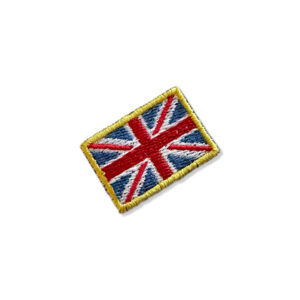 BP0001-031 Bandeira Reino Unido Patch Bordado 3,8×2,5cm