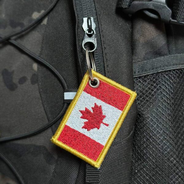 BP0002-011 Bandeira Canadá Patch Bordado 5,7x3,8cm - Imagem 4
