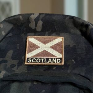 BP0004N-004 Bandeira Escócia Patch Bordado 7,5×6,3cm