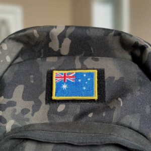 BP0007-011 Bandeira Austrália Patch Bordado 5,7×3,8cm