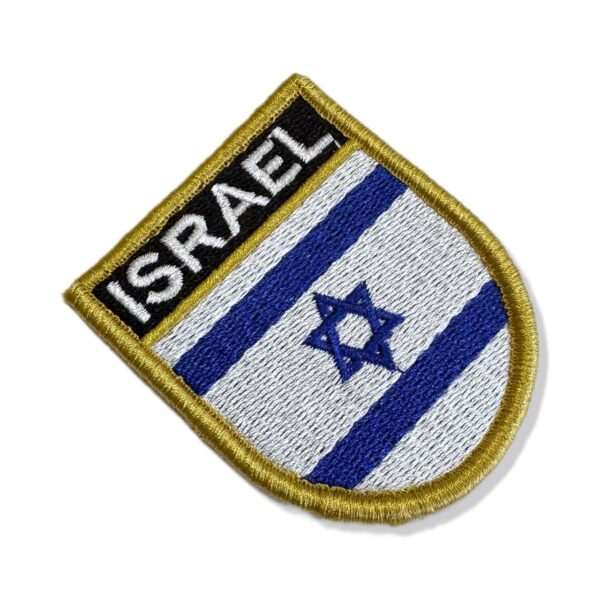 BP0009E-011 Bandeira Israel Patch Bordado 5,7x6,8cm - Imagem 7