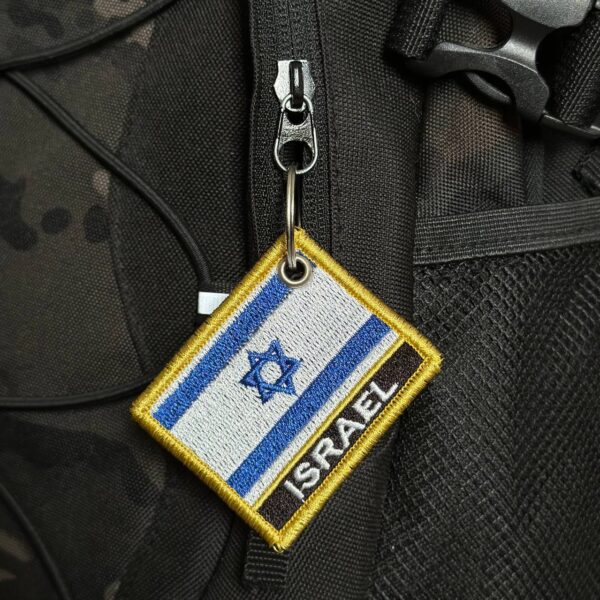 BP0009N-011 Bandeira Israel Patch Bordado 5,7x4,8cm - Imagem 4