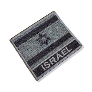 BP0009N-002 Bandeira Israel Patch Bordado 7,5×6,3cm