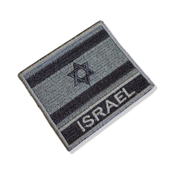 BP0009N-002 Bandeira Israel Patch Bordado 7,5x6,3cm