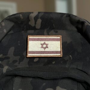 BP0009-004 Bandeira Israel Patch Bordado 7,5×5
