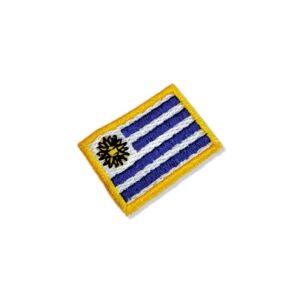 BP0023-031 Bandeira Uruguai Patch Bordado 3,8×2,5cm