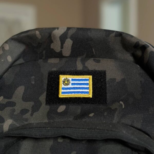 BP0023-031 Bandeira Uruguai Patch Bordado 3,8x2,5cm - Imagem 2