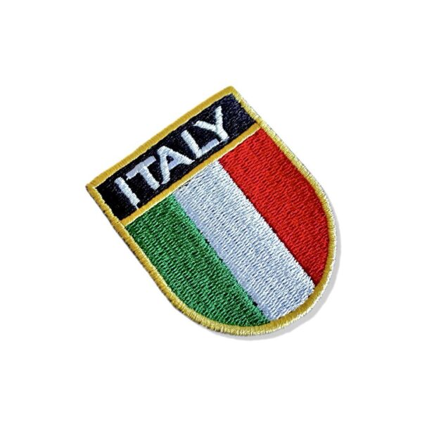 BP0030E-011 Bandeira Itália Patch Bordado 5,7x6,8cm
