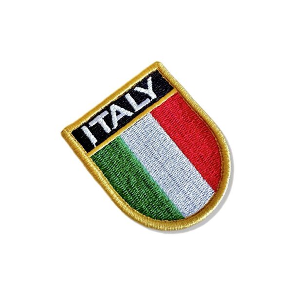BP0030E-011 Bandeira Itália Patch Bordado 5,7x6,8cm - Imagem 7