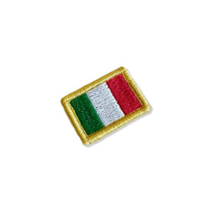 BP0030-031 Bandeira Italia Patch Bordado 3,8×2,5cm