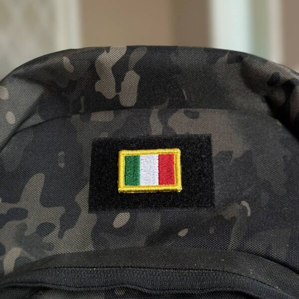 BP0030-031 Bandeira Italia Patch Bordado 3,8x2,5cm - Imagem 3
