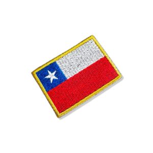 BP0045-011 Bandeira Chile Patch Bordado 5,7×3,8cm