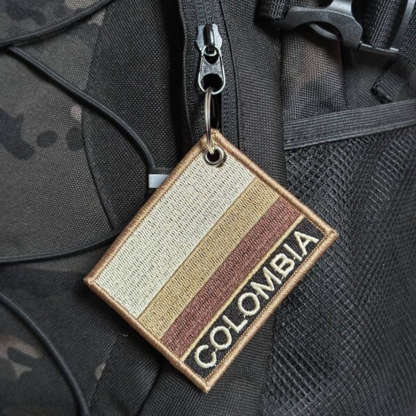 BP0049N-004 Bandeira Colombia Patch Bordado 7,5x6,3cm - Imagem 7