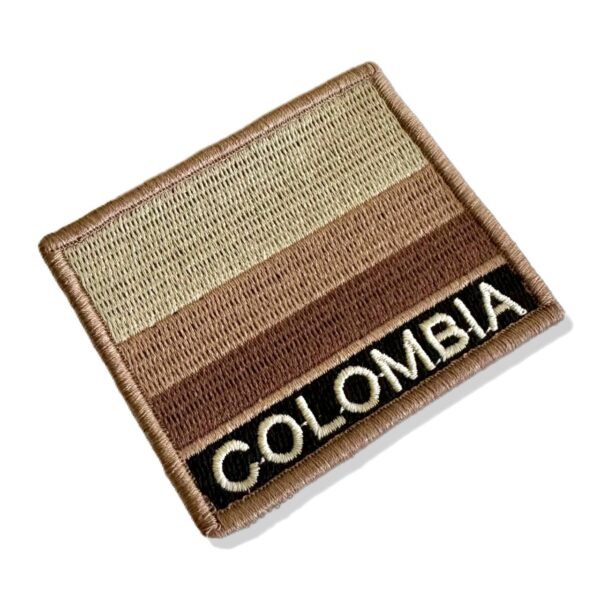 BP0049N-004 Bandeira Colombia Patch Bordado 7,5x6,3cm - Imagem 3
