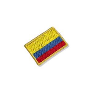 BP0049-031 Bandeira Colômbia Patch Bordado 3,8×2,5 cm