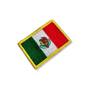BP0050-011 Bandeira México Patch Bordado 5,7×3,8cm