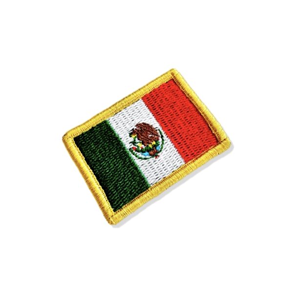 BP0050-011 Bandeira México Patch Bordado 5,7x3,8cm - Imagem 7