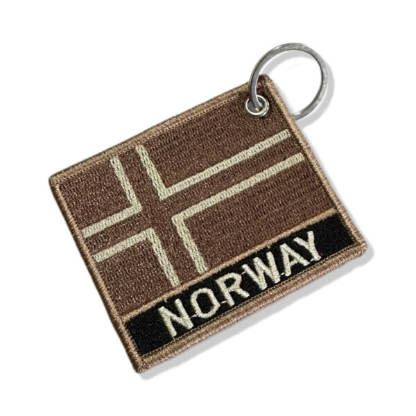 BP0054N-004 Bandeira Noruega Patch Bordado 7,5x6,3cm - Imagem 5