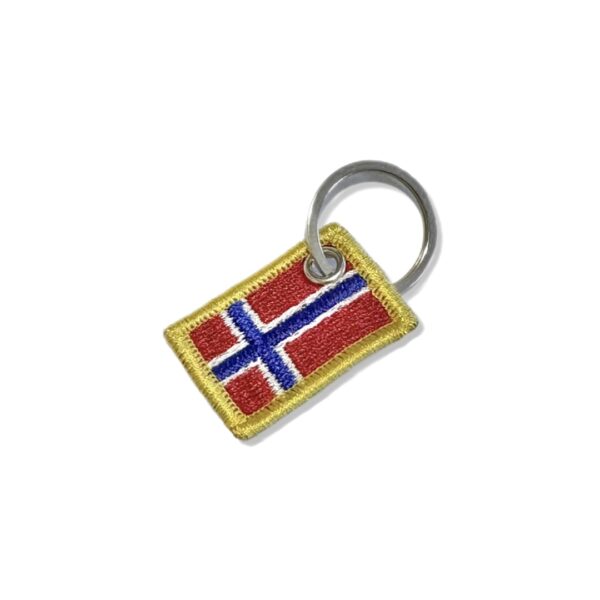 BP0054-031 Bandeira Noruega Patch Bordado 3,8x2,5cm - Imagem 5