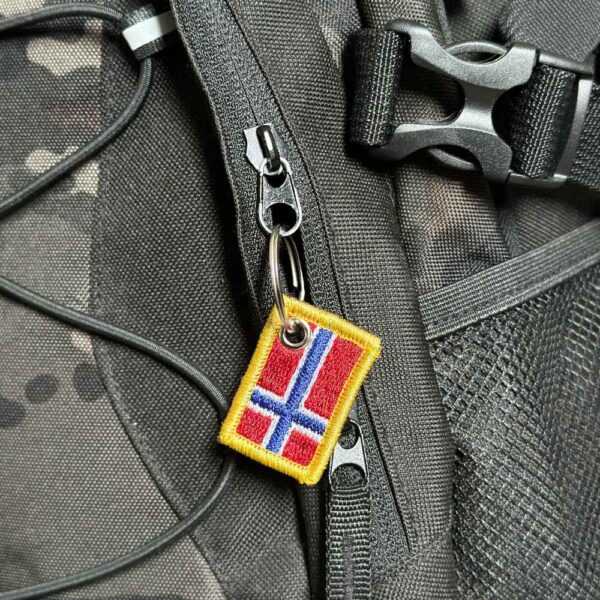 BP0054-031 Bandeira Noruega Patch Bordado 3,8x2,5cm - Imagem 6