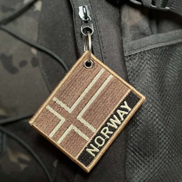 BP0054N-004 Bandeira Noruega Patch Bordado 7,5x6,3cm - Imagem 6