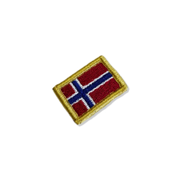 BP0054-031 Bandeira Noruega Patch Bordado 3,8x2,5cm - Imagem 3
