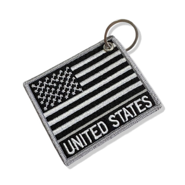 BP0055N-002 Bandeira USA Patch Bordado 7,5x6,3cm - Imagem 5